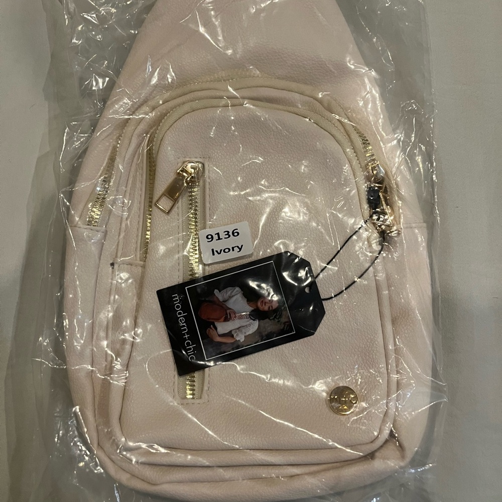 Ivory Sling Backpack